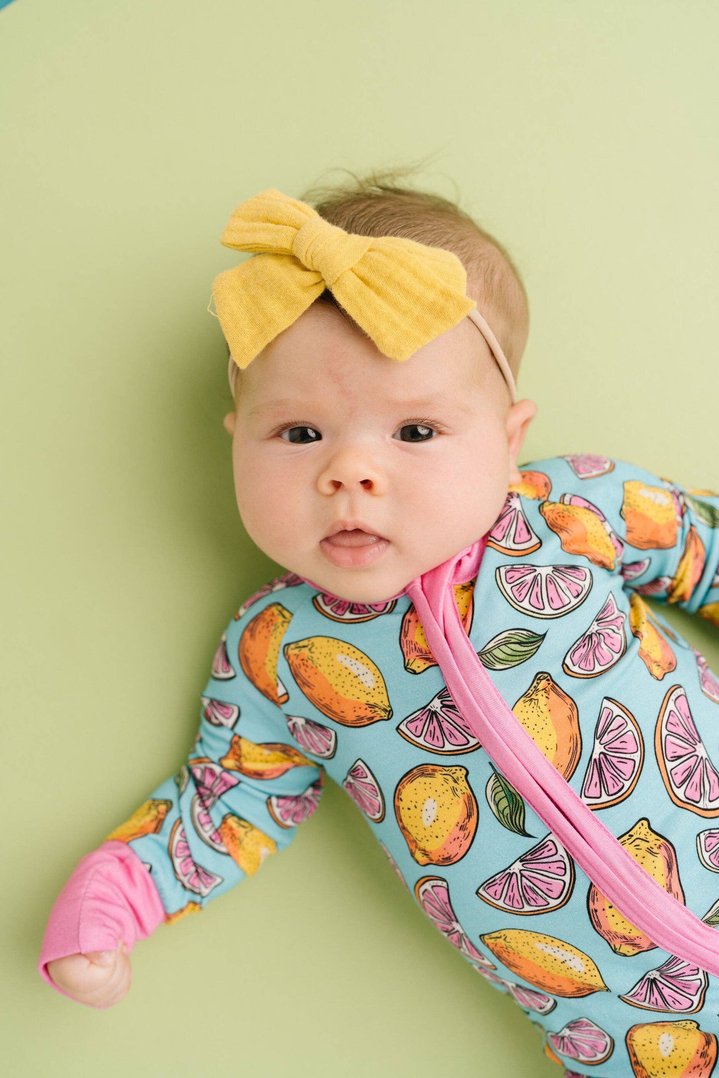 Pink Lemonade Bamboo Sleeper: 3-6M