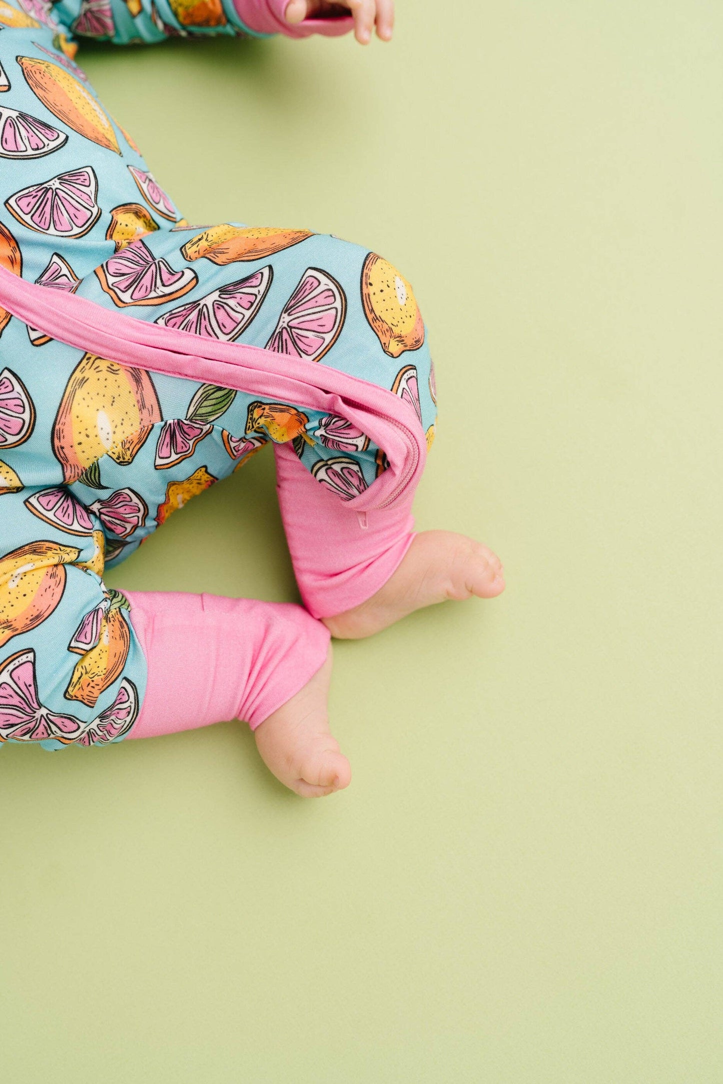Pink Lemonade Bamboo Sleeper: 3-6M