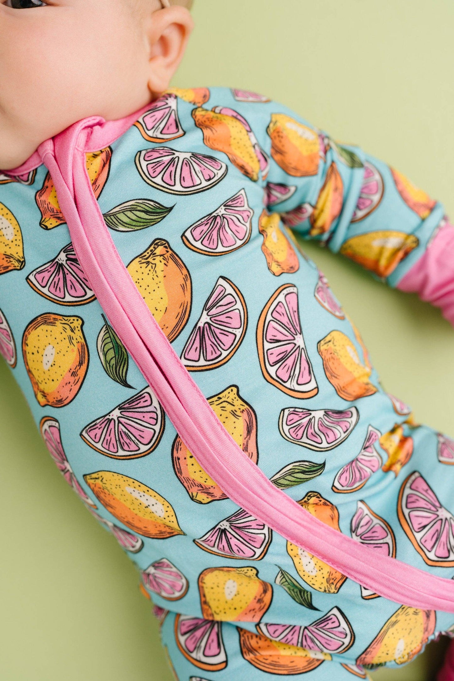 Pink Lemonade Bamboo Sleeper: 3-6M