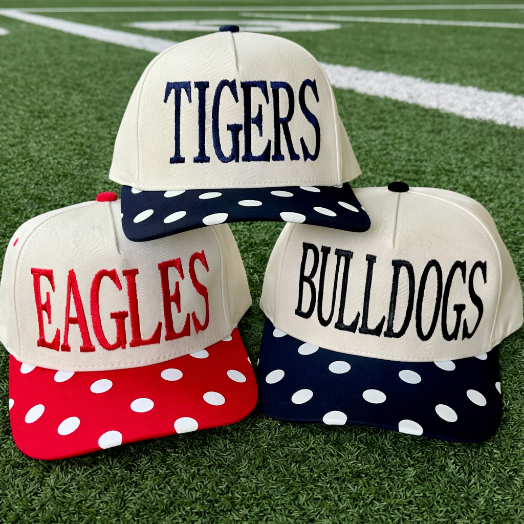 Eagles Polka Dot Hat: Big Black Polka Dot