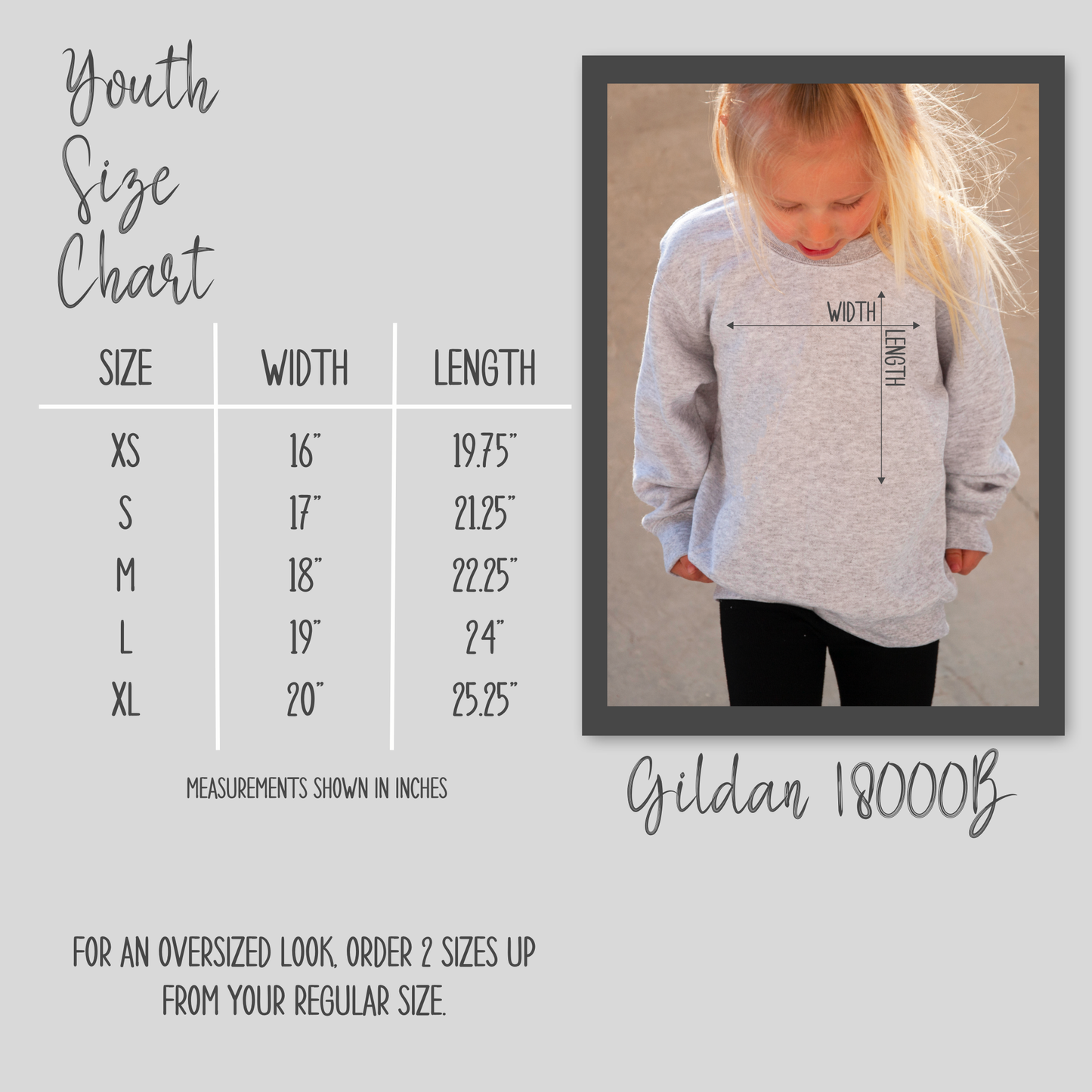 Personalized School Mascot Spirit Sweatshirt: Ash Grey / XLarge / Sweatshirt