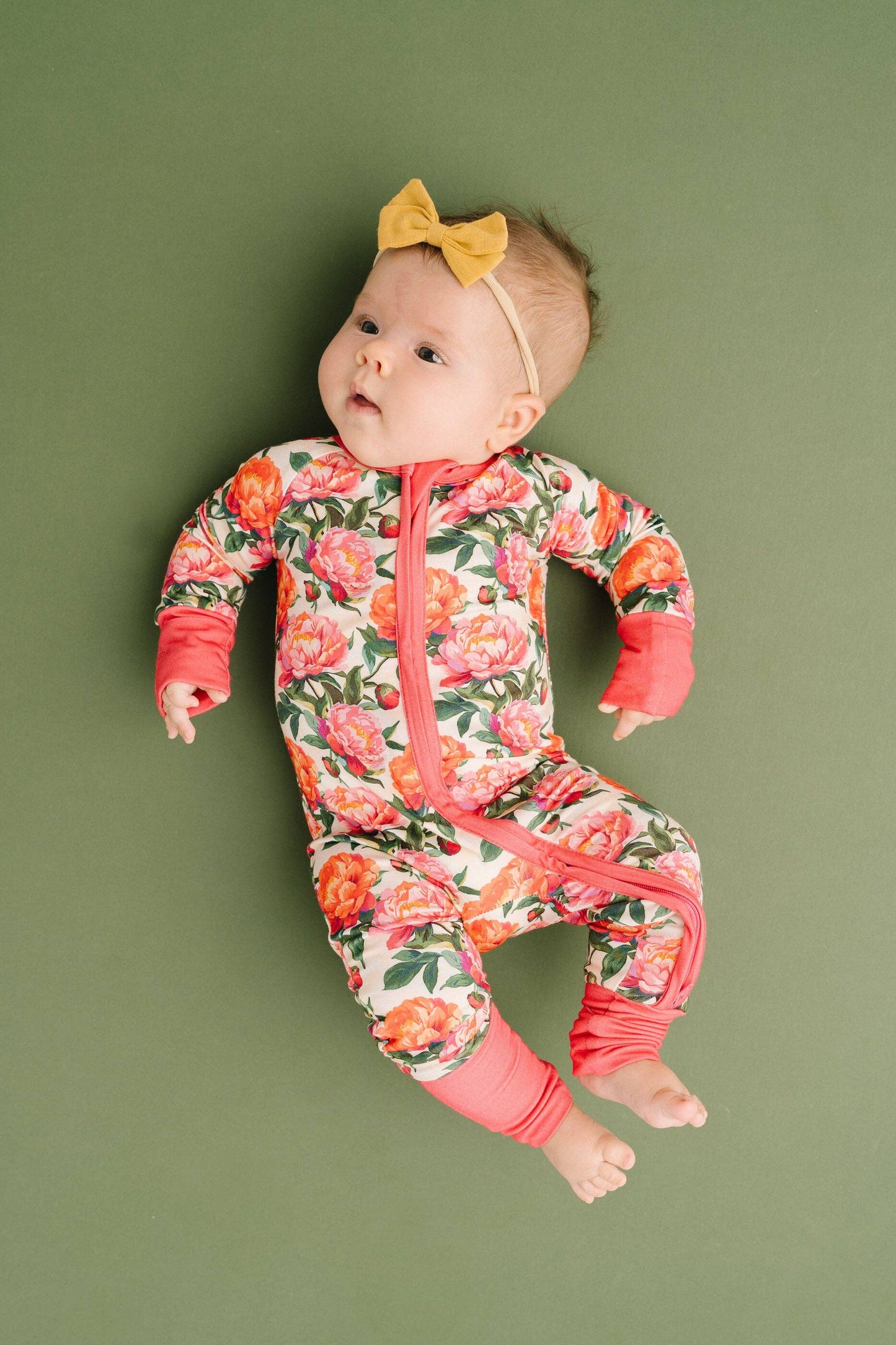 Tatum Floral Bamboo Sleeper: 12-18M