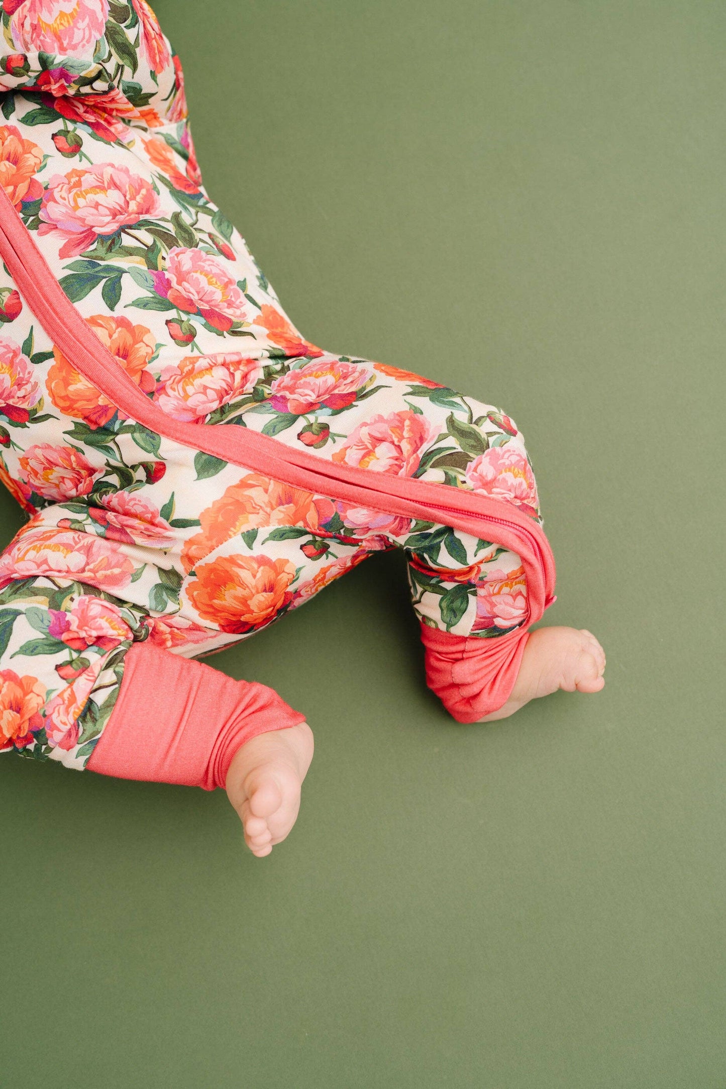 Tatum Floral Bamboo Sleeper: 12-18M