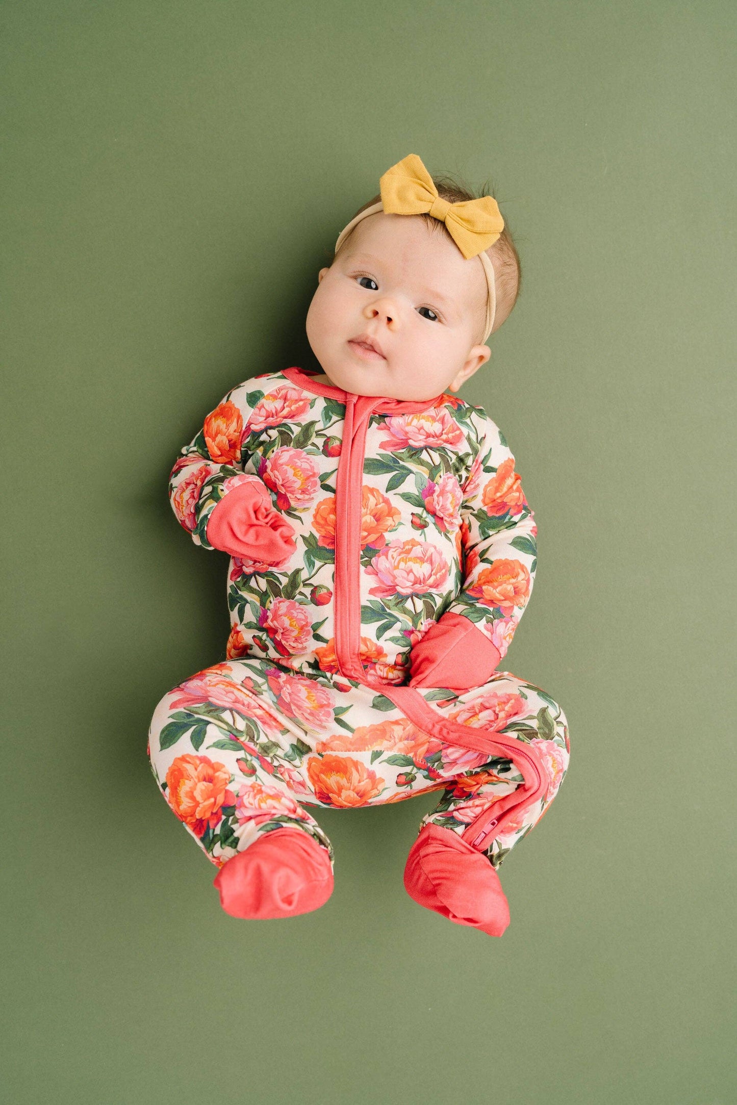 Tatum Floral Bamboo Sleeper: 12-18M