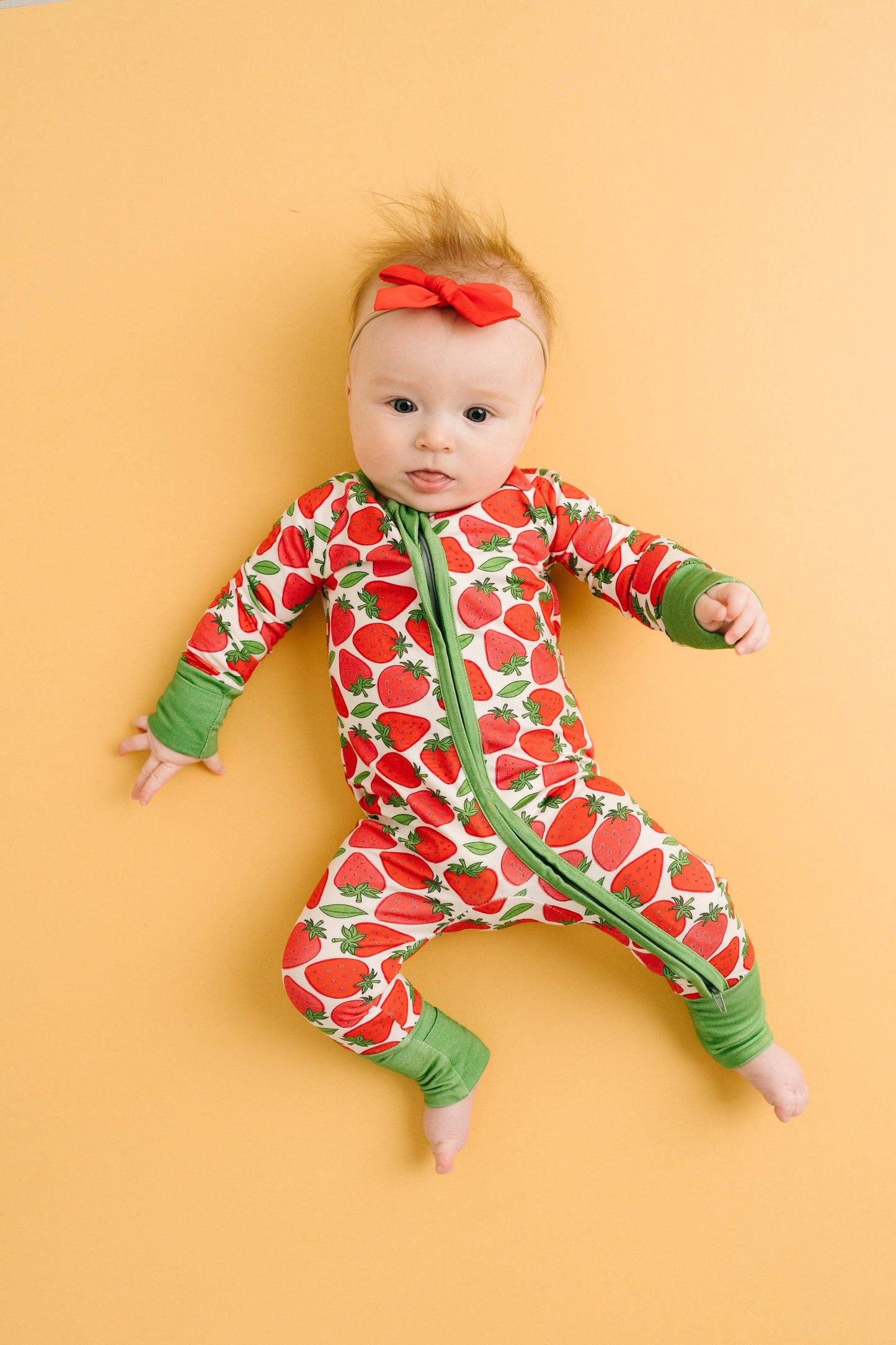 Strawberry Bamboo Sleeper: 3T