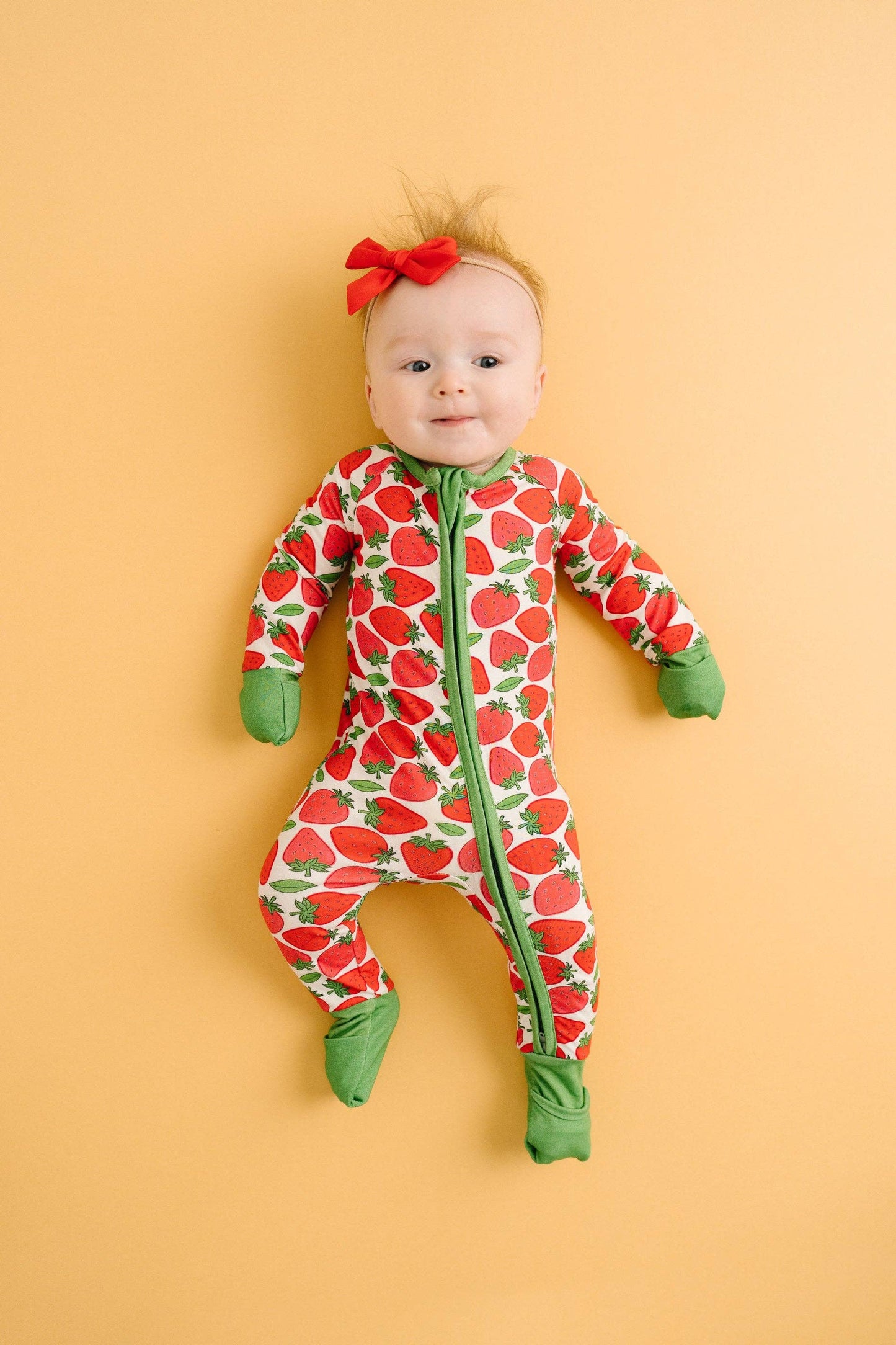 Strawberry Bamboo Sleeper: 3T
