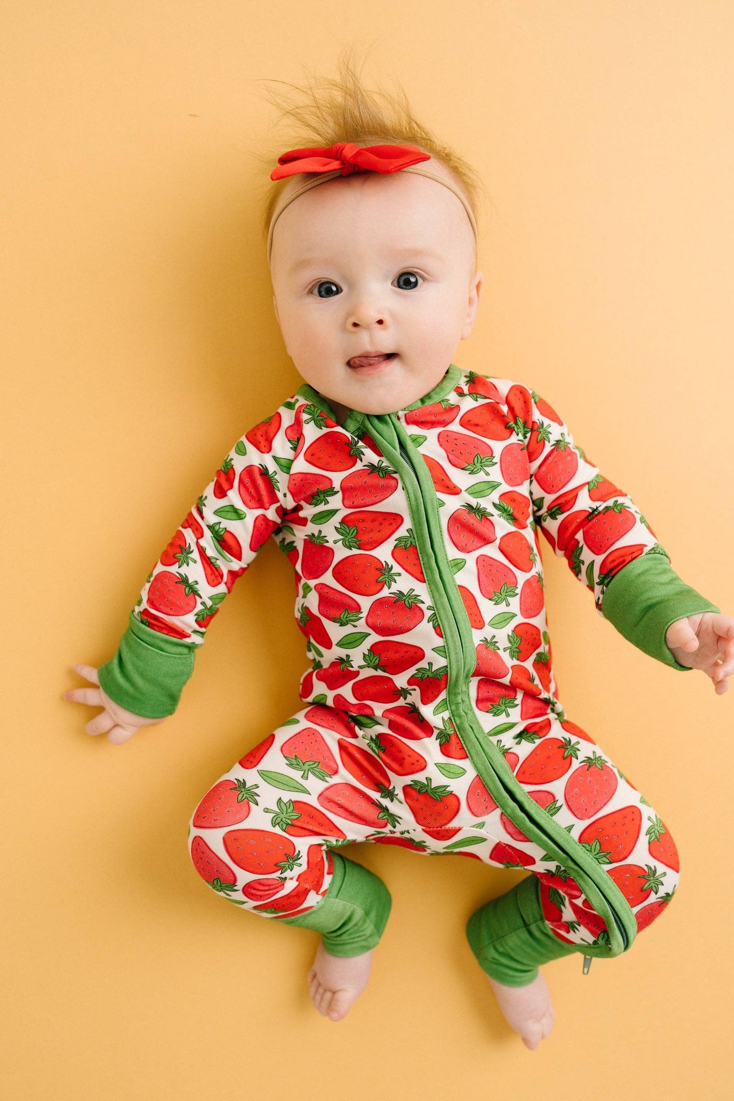 Strawberry Bamboo Sleeper: 3T