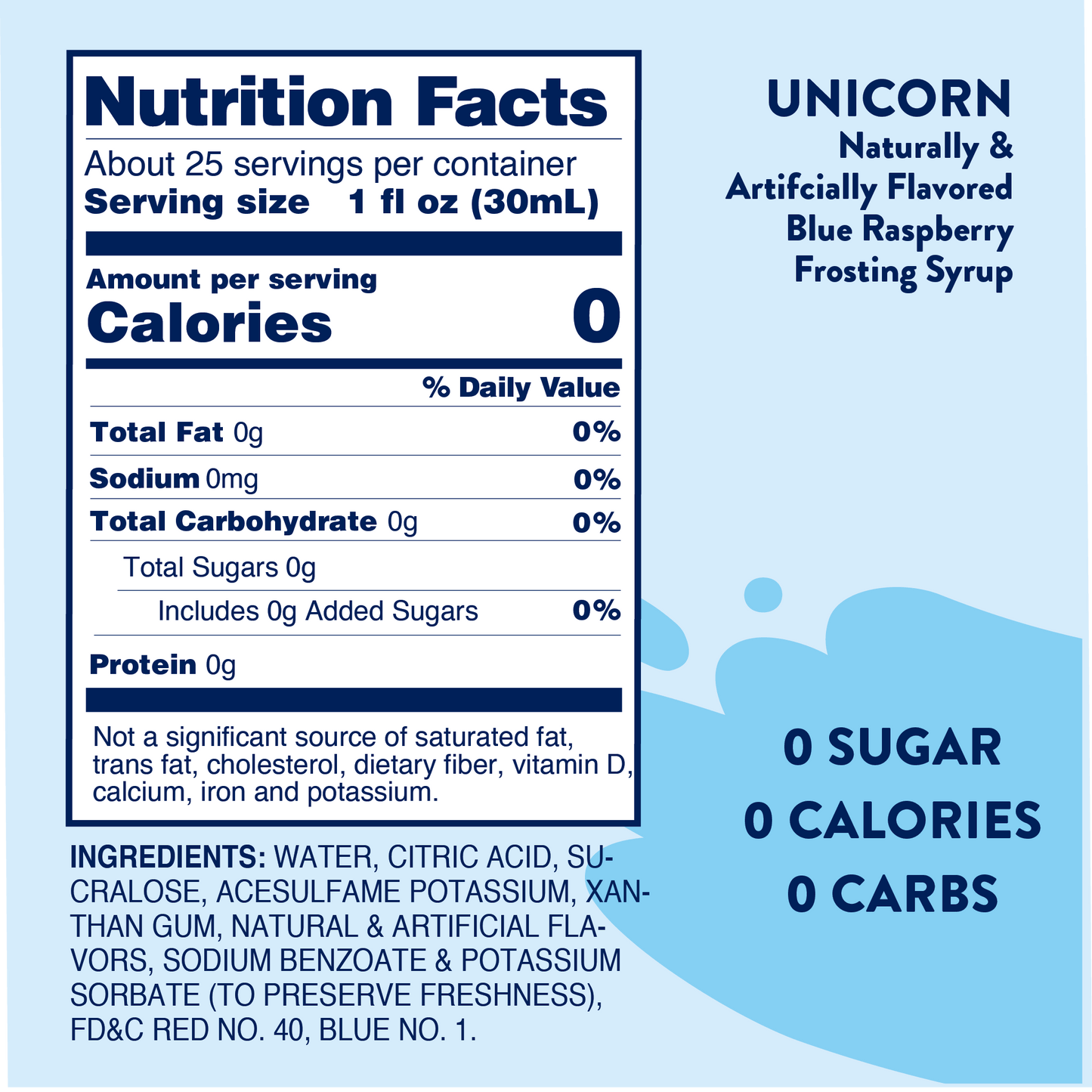 Sugar Free Unicorn Syrup