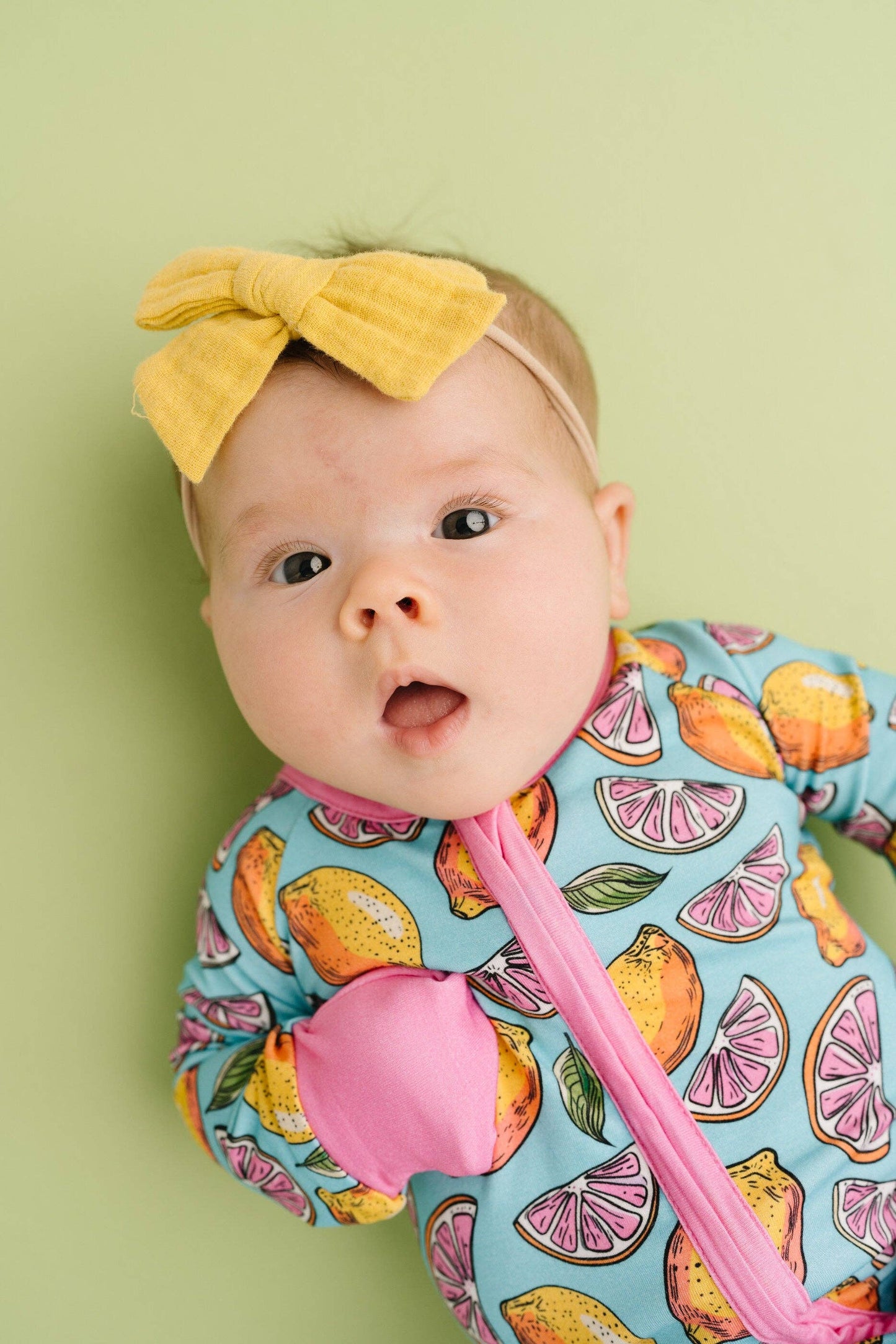 Pink Lemonade Bamboo Sleeper: 3-6M
