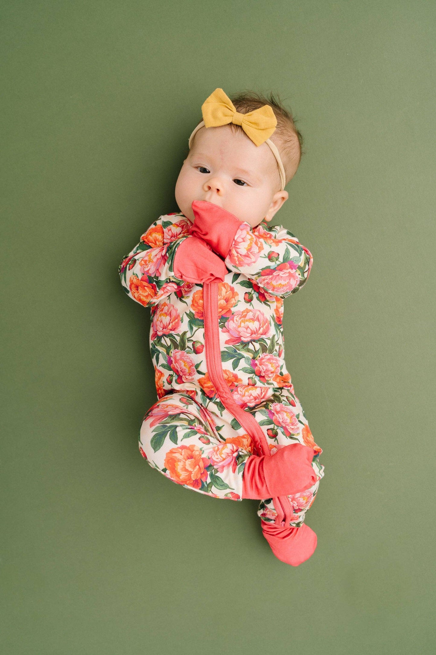 Tatum Floral Bamboo Sleeper: 12-18M