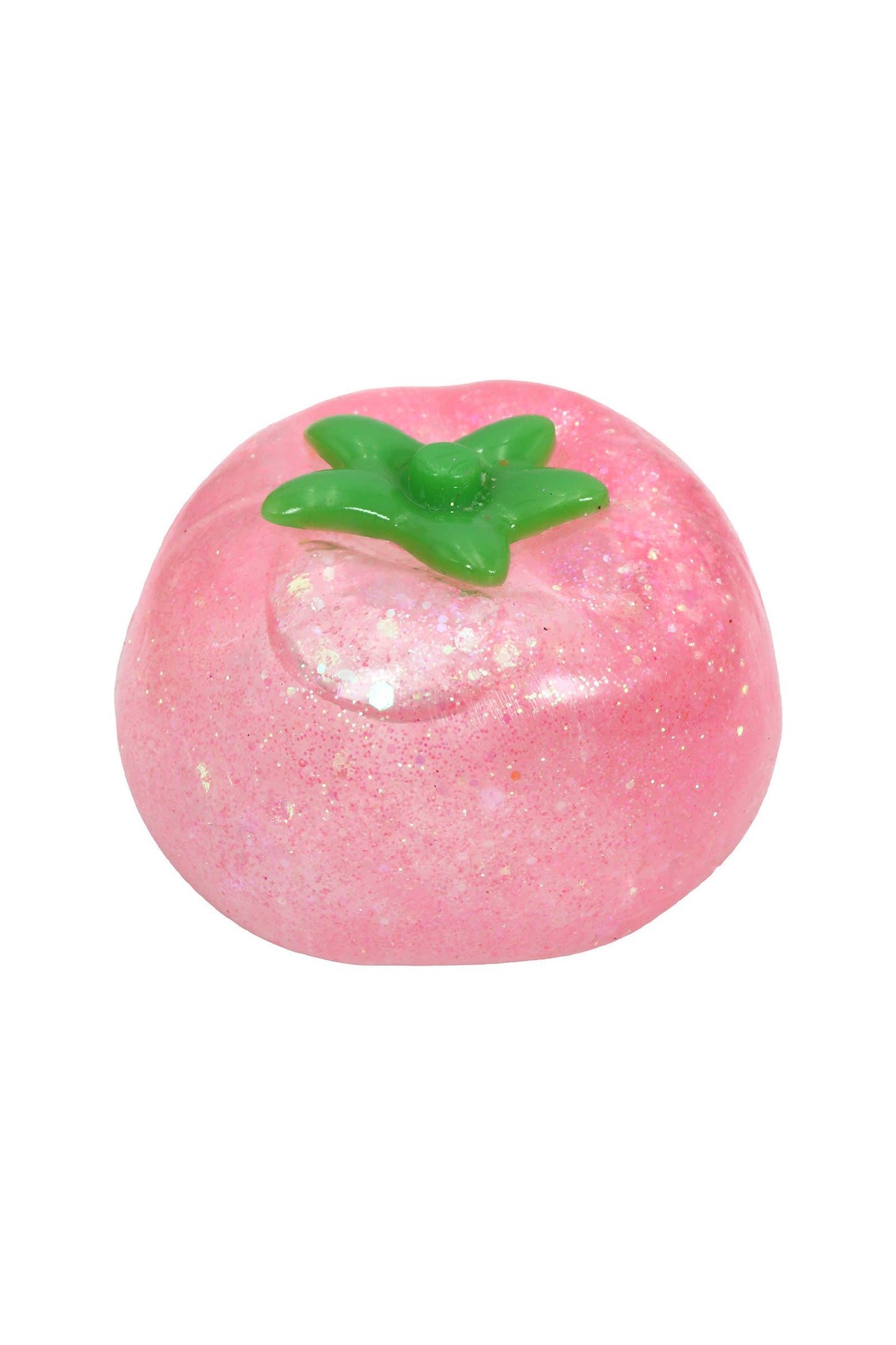 Persimmon Fruit Glittery Maltose Putty Squishy Toy: ASSORTED / ONE SIZE