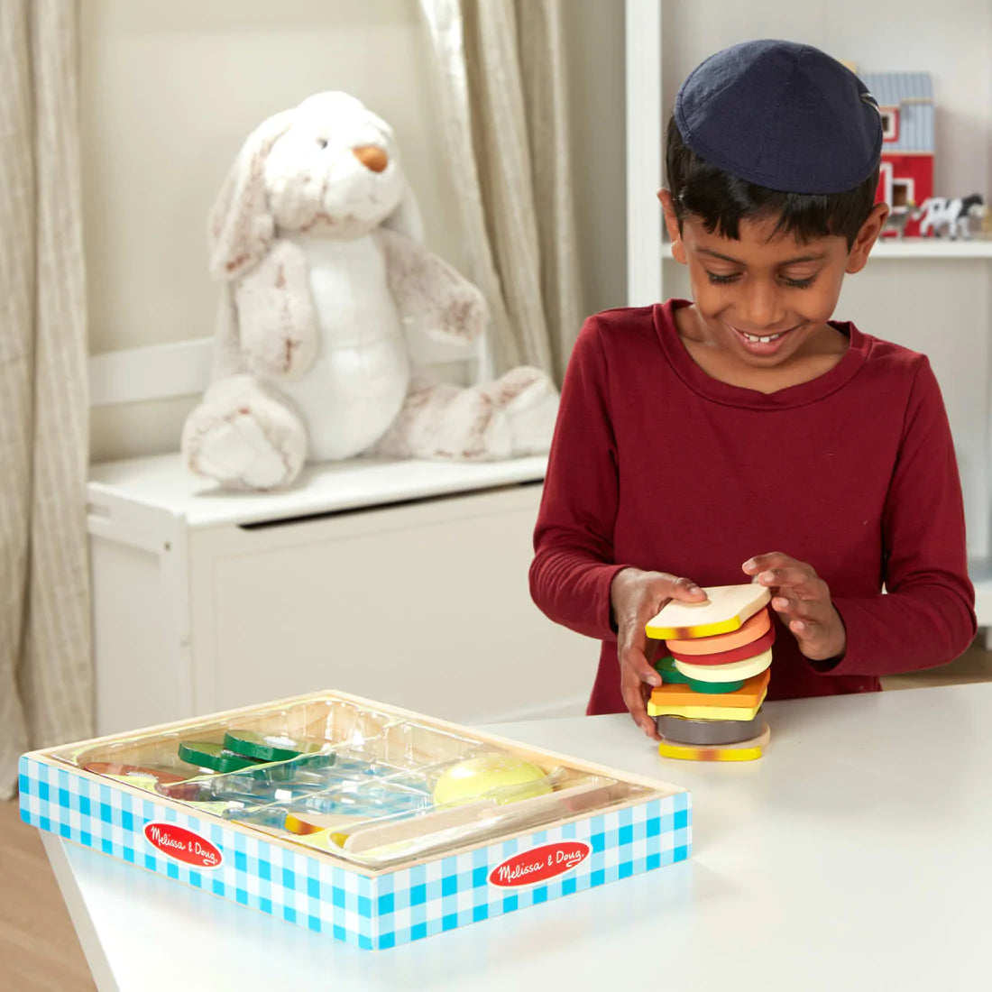 MD Wooden Sandwish Making Play Set
