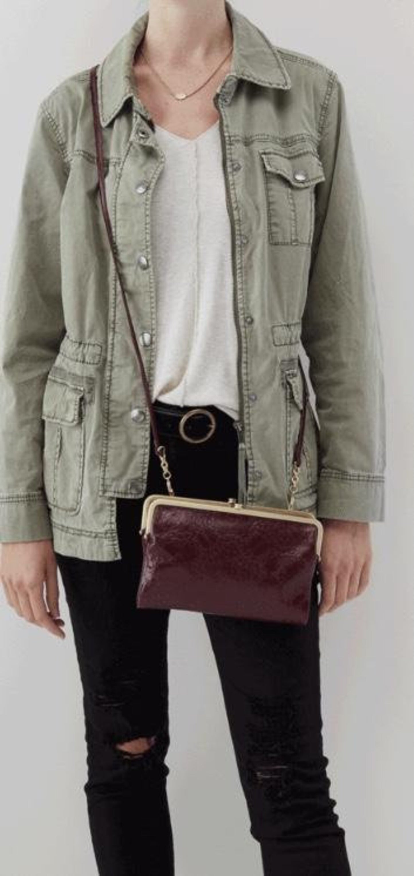 Hobo Leanne Lace Medallion Emboss/Deep Plum