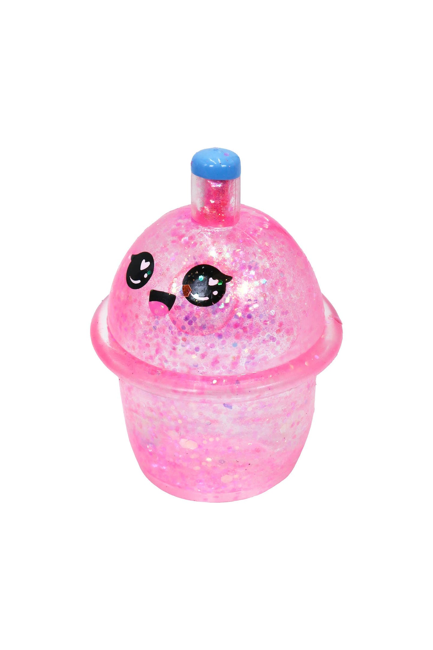 Cute Boba Glittery Maltose Thick Putty Filled Squishy Bag: ASSORTED / ONE SIZE