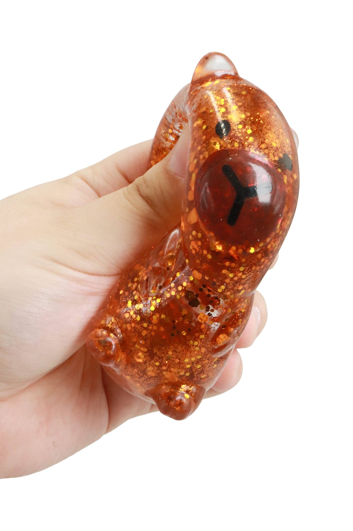 Capybara Iridescent Glittery Maltose Putty Filled Squishy: ASSORTED / ONE SIZE