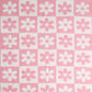 DAISY AND CHECKERED Print Soft Cozy Throw Blanket: PINK / ONE SIZE