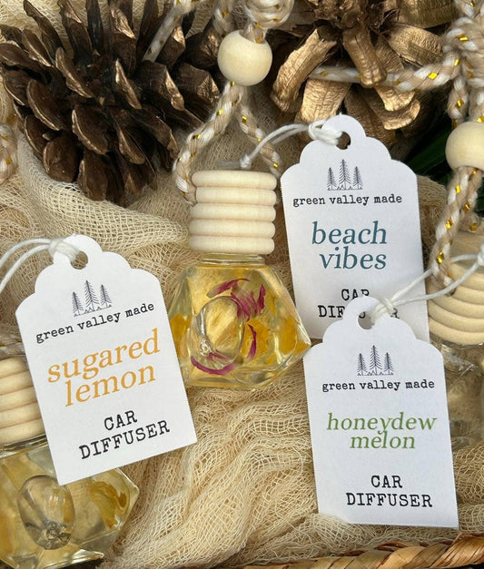 Summer Scented Car Diffusers | Sandalwood & Coconut