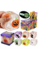 Halloween Glow In Dark Glittery Sugar Maltose Cube Squishy: ASSORTED / ONE SIZE