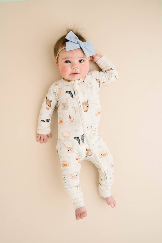 Farm Friends Bamboo Sleeper: 18-24M