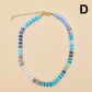 Natural Stone Semi-Precious Glass Mixed Necklace
