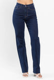 Judy Blue High Waist Vintage & Back Darts Detail Straight Jean