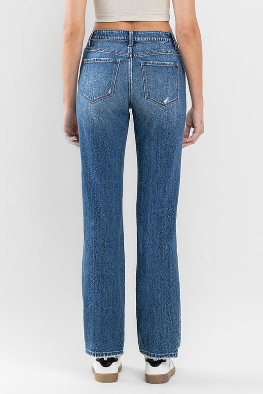 Flying Monkey Super High Rise Relaxed Straight Jeans