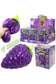JUMBO 8 Inch Grape Soft Slime Filled Squishy Toy: PURPLE / ONE SIZE