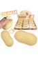 Peanut Zero Rebound TPR Crunchy Bead Slime Filled Squishy: BEIGE / ONE SIZE