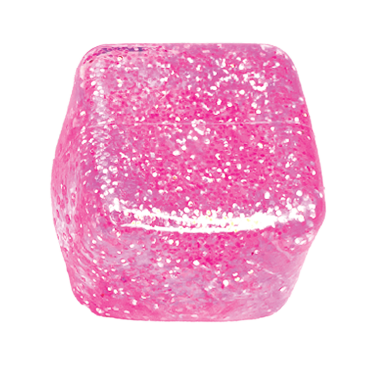 Fun Doh Glow in the Dark Squishy Sparkle Cube - 12/Display: Wholesale Price