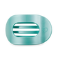 Round Flat Hair Clip | Large | Totally Turquoise
