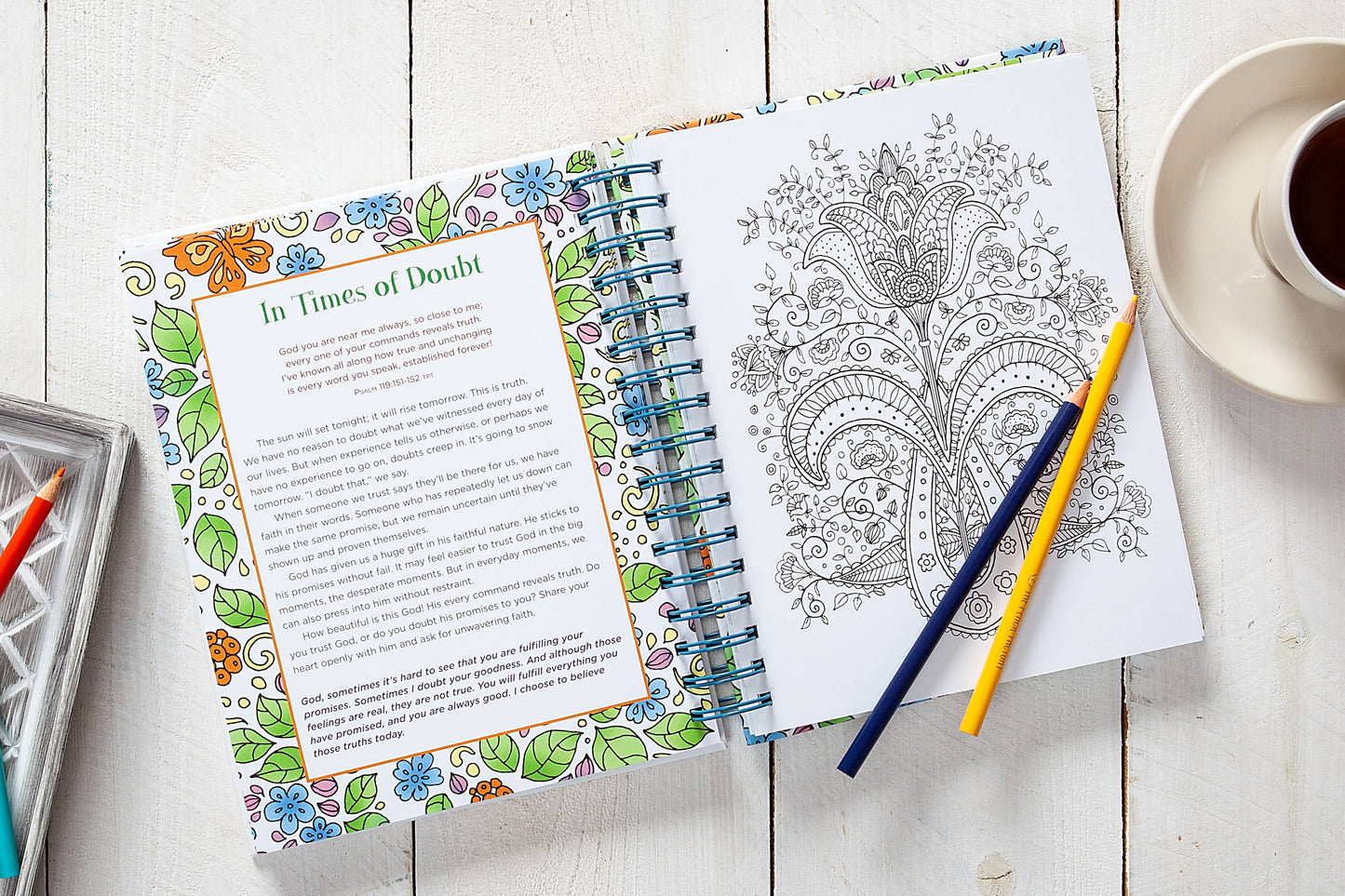 A Little God Time for Women Devotional Coloring Book