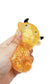 Baby Highland Cow Glitter Thick Maltose Putty Filled Squishy: ORANGE / ONE SIZE