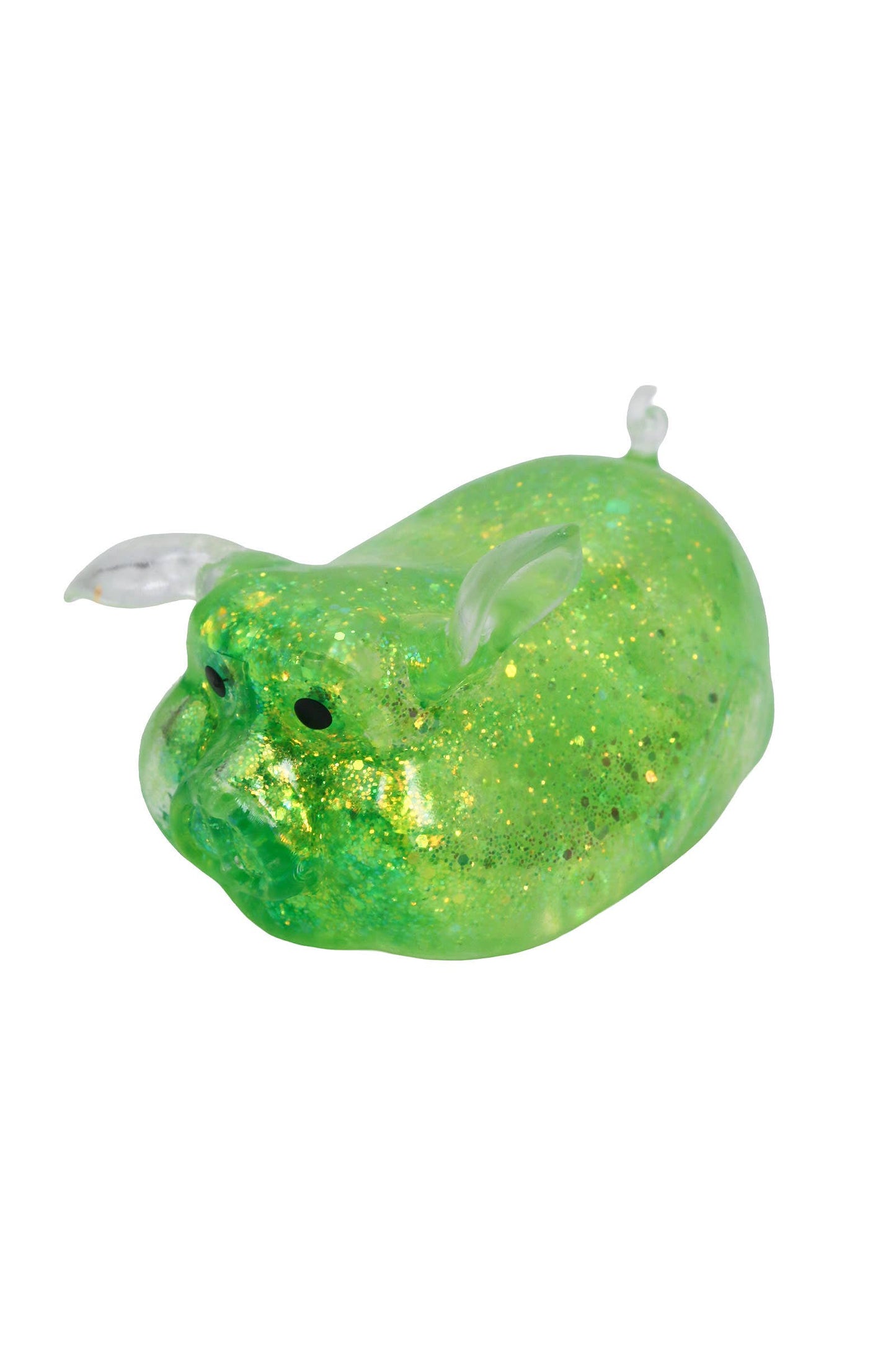 Chubby Pig Glittery Maltose Putty Filled Squishy Toy: ASSORTED / ONE SIZE