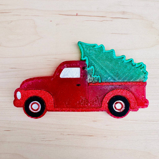 Christmas Truck Car Freshie: Cowboy Christmas
