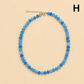 Natural Stone Semi-Precious Glass Mixed Necklace