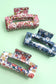 JUMBO FLORAL RECTANGLE HAIR CLAW CLIPS | Mixed