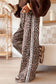 LDC Leopard Wide Leg Side Stripe Full-Length Trousers
