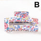 JUMBO FLORAL RECTANGLE HAIR CLAW CLIPS | Mixed