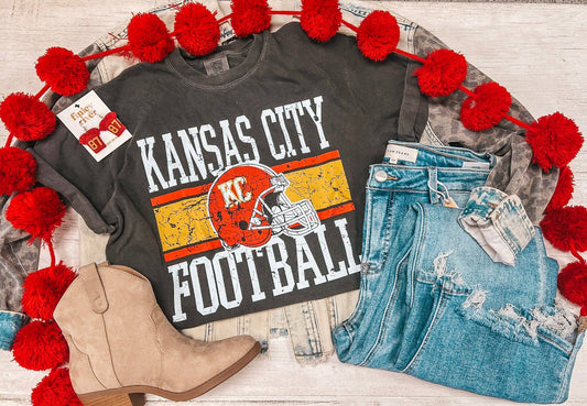 KANSAS CITY TRENDY BLOCK TEE (PEPPER CC)