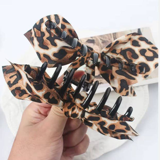 Leopard Print Claw Clip