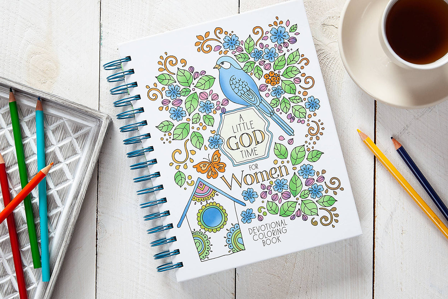 A Little God Time for Women Devotional Coloring Book