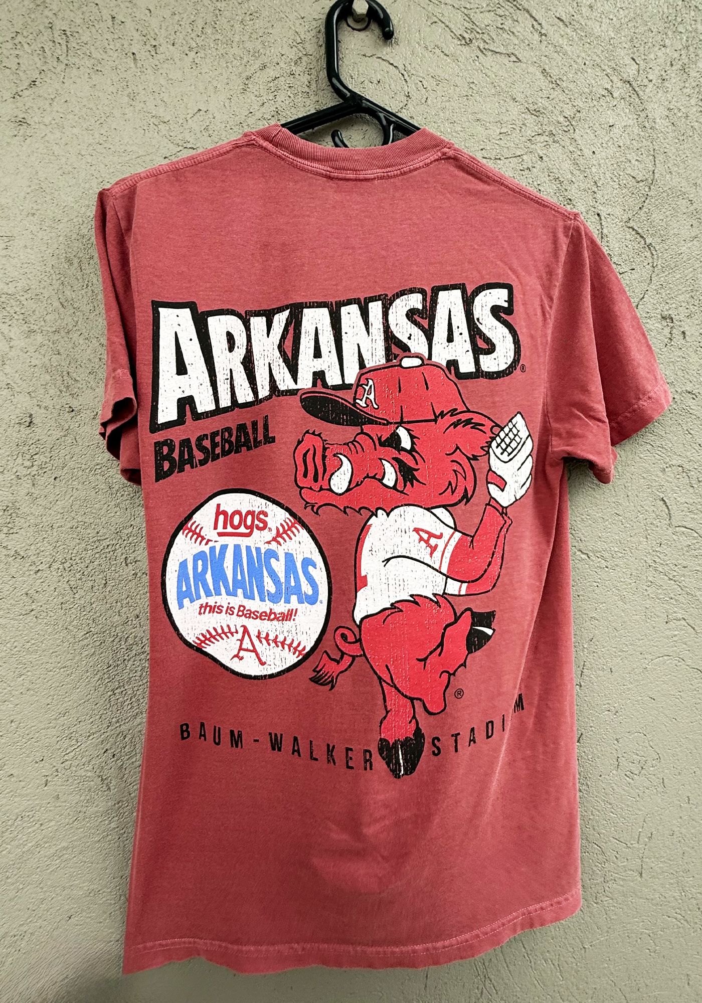 Southern Trend Arkansas Baseball Pitching Ribby Short Sleeve