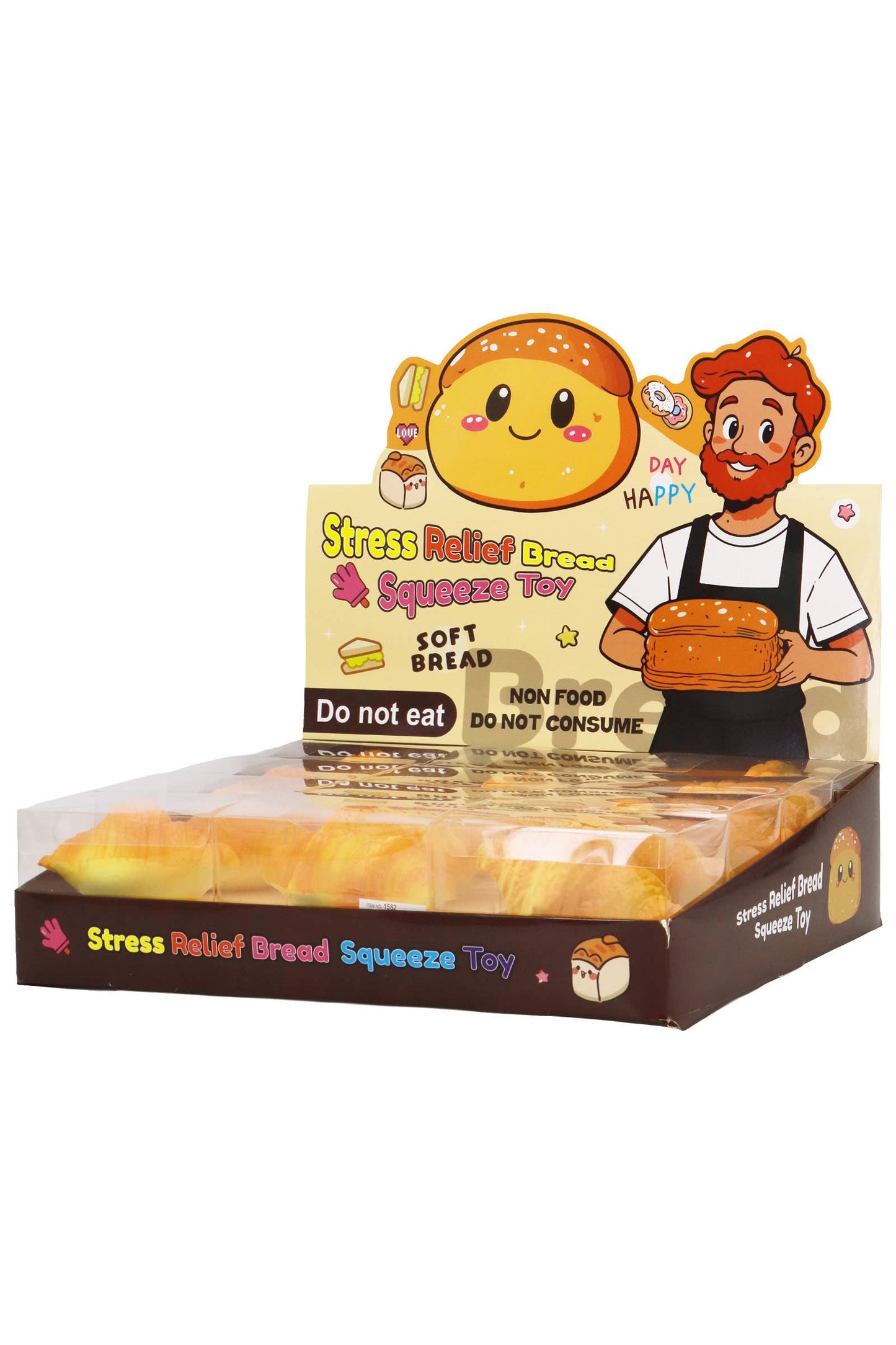 Croissant Pastry Bread Slow Rising Foam Squishy: AS SHOWN / ONE SIZE