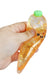 Cute Happy Carrot Glittery Maltose Putty Filled Squishy Toy: ORANGE / ONE SIZE