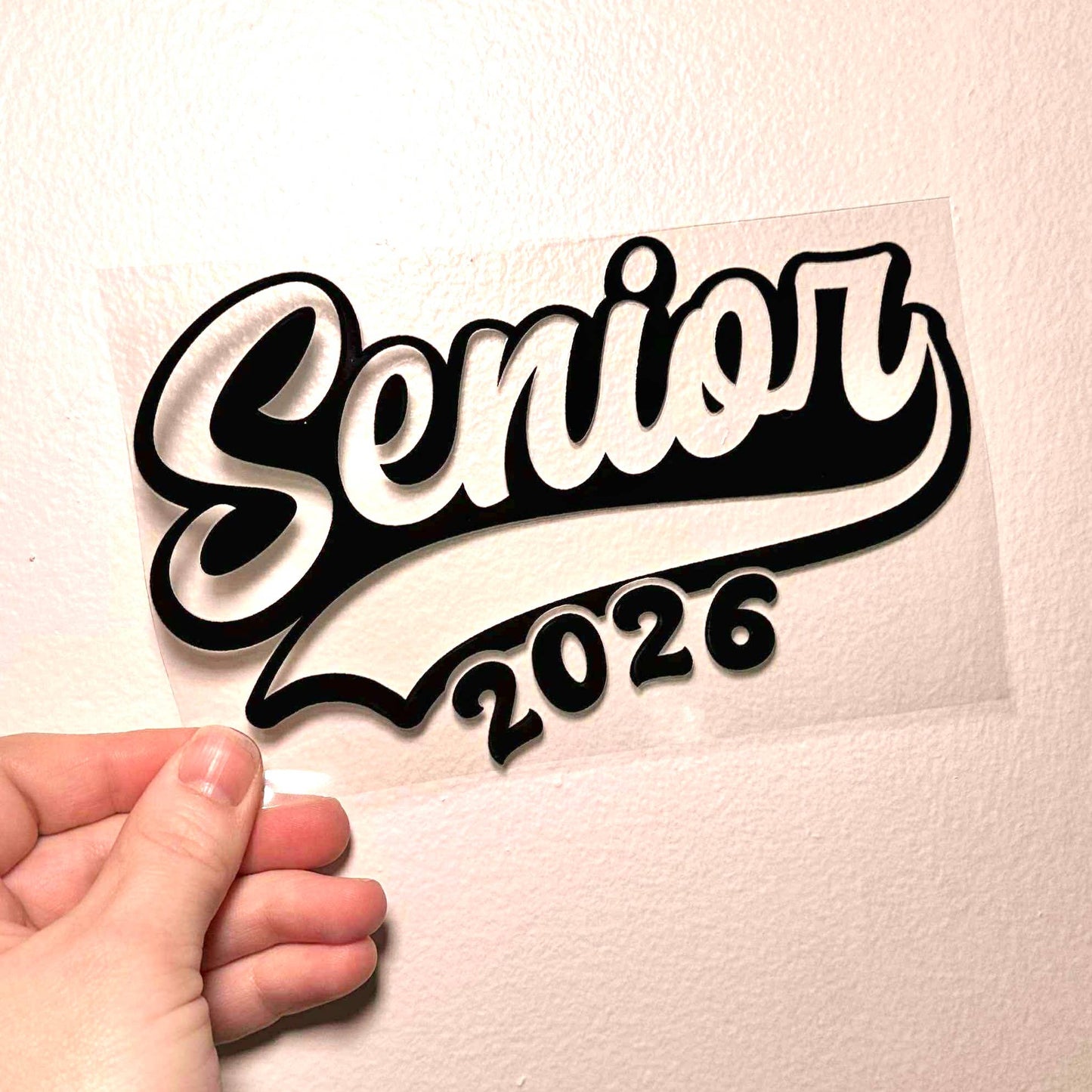 Senior 2026 B&W-16oz UV DTF Wrap