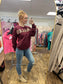 Leopard Eagles Sweatshirt Maroon