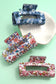 JUMBO FLORAL RECTANGLE HAIR CLAW CLIPS | Mixed