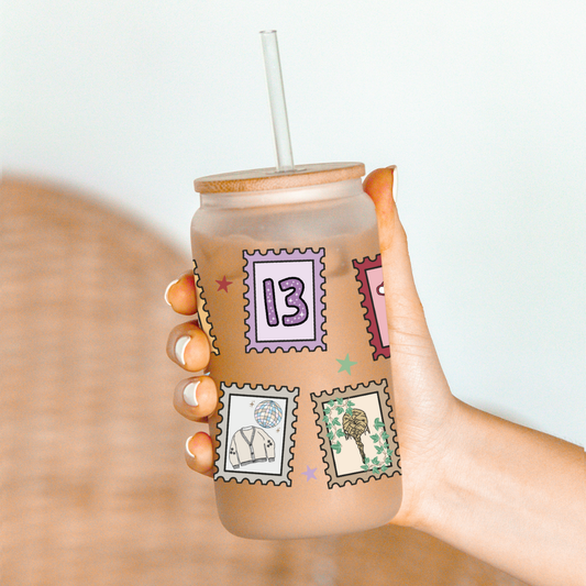 TS Album Stamps -16oz UV DTF Wrap