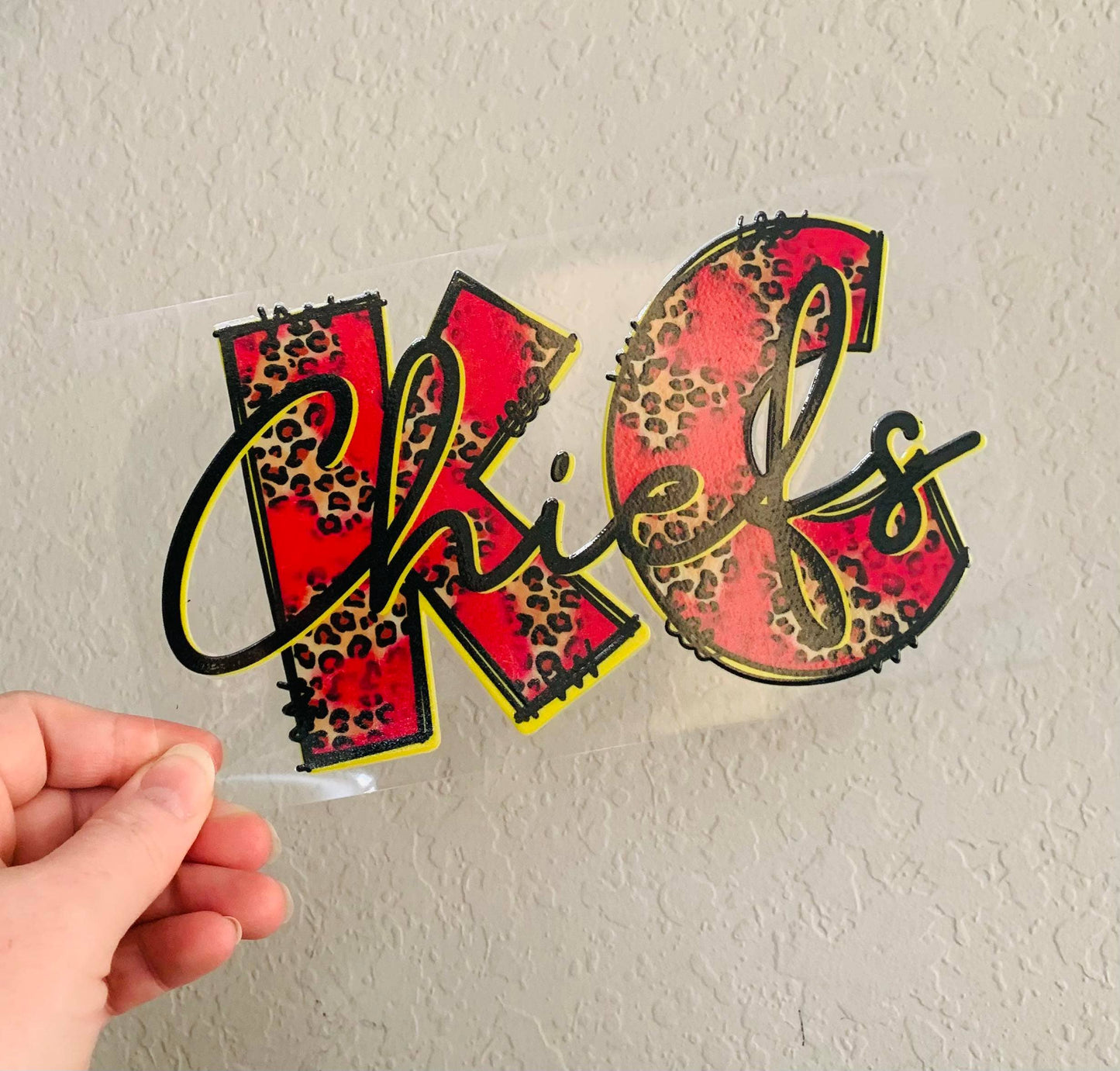KC Chiefs 1-16oz UV DTF Wrap