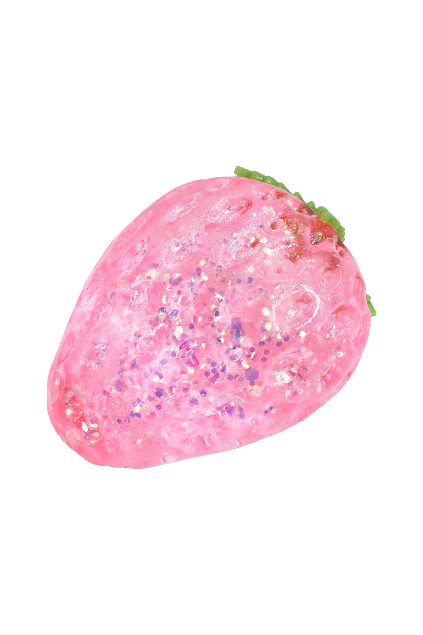 Strawberry Glittery Maltose Putty Filled Squishy: ASSORTED / ONE SIZE